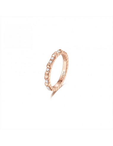ROSATO CUBICA ANELLO ARGENTO...