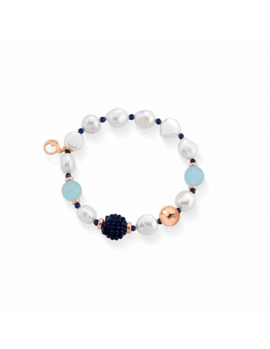 GLAMOUR BRACCIALE CON PERLE DI ACQUA...