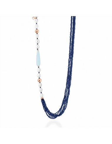 GLAMOUR SOPHIE COLLANA SPINELLO BLU E...