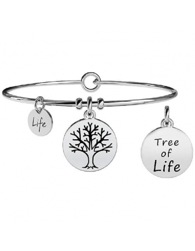 KIDULT BRACCIALE ACCIAIO ALBERO VITA