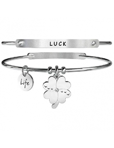 KIDULT BRACCIALE RIGIDO QUADRIFOGLIO