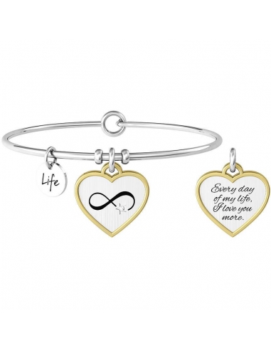 KIDULT BRACCIALE RIGIDO CUORE E INFINITO