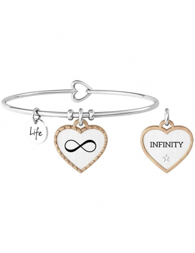 KIDULT BRACCIALE RIGIDO CUORE E...