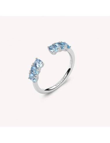 BROSWAY FANCY COLOR ANELLO ARGENTO E...