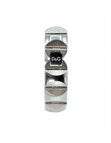 D&G OROLOGIO TWEED ARGENTO