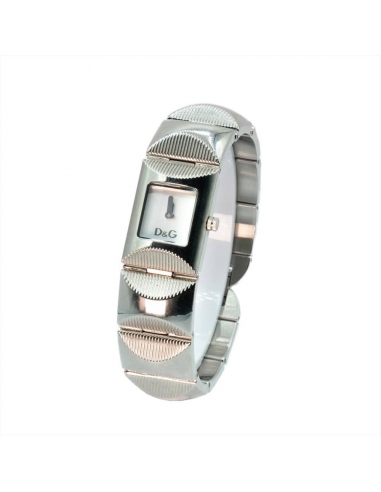 D&G OROLOGIO TWEED ARGENTO