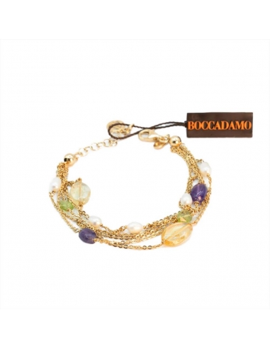 BOCCADAMO BRACCIALE PERLAMIA AG 925 1000
