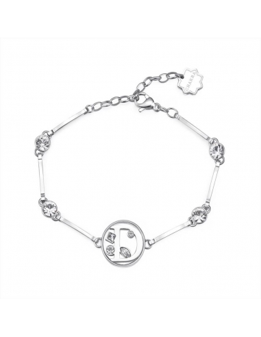 BROSWAY BRACCIALE IN ACCIAIO LETTERA D