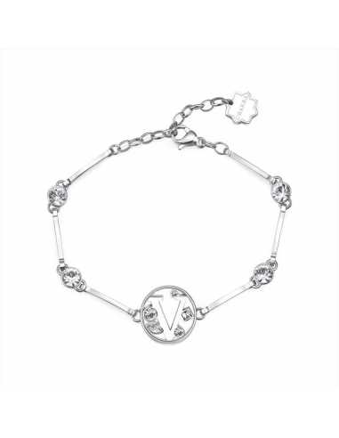 BROSWAY BRACCIALE ACCIAIO LETTERA V