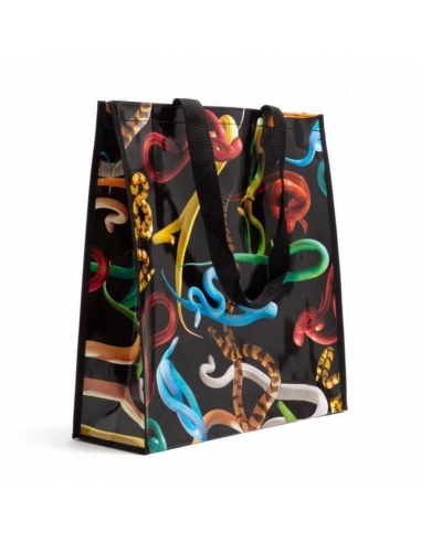 SELETTI BORSA "GROCERY BAG" SNAKES