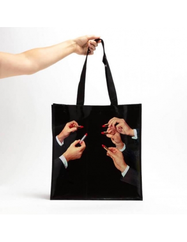 SELETTI BORSA "GROCERY BAG" LIPSTICKS