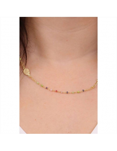 AMEN COLLANA IN ARG 925 PERLINE...