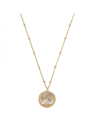 AMEN COLLANA ARG 925 PVD ORO ALBERO VITA